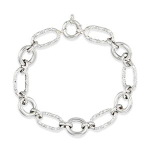 Bracciale a Catena in Bianco 18 Kt